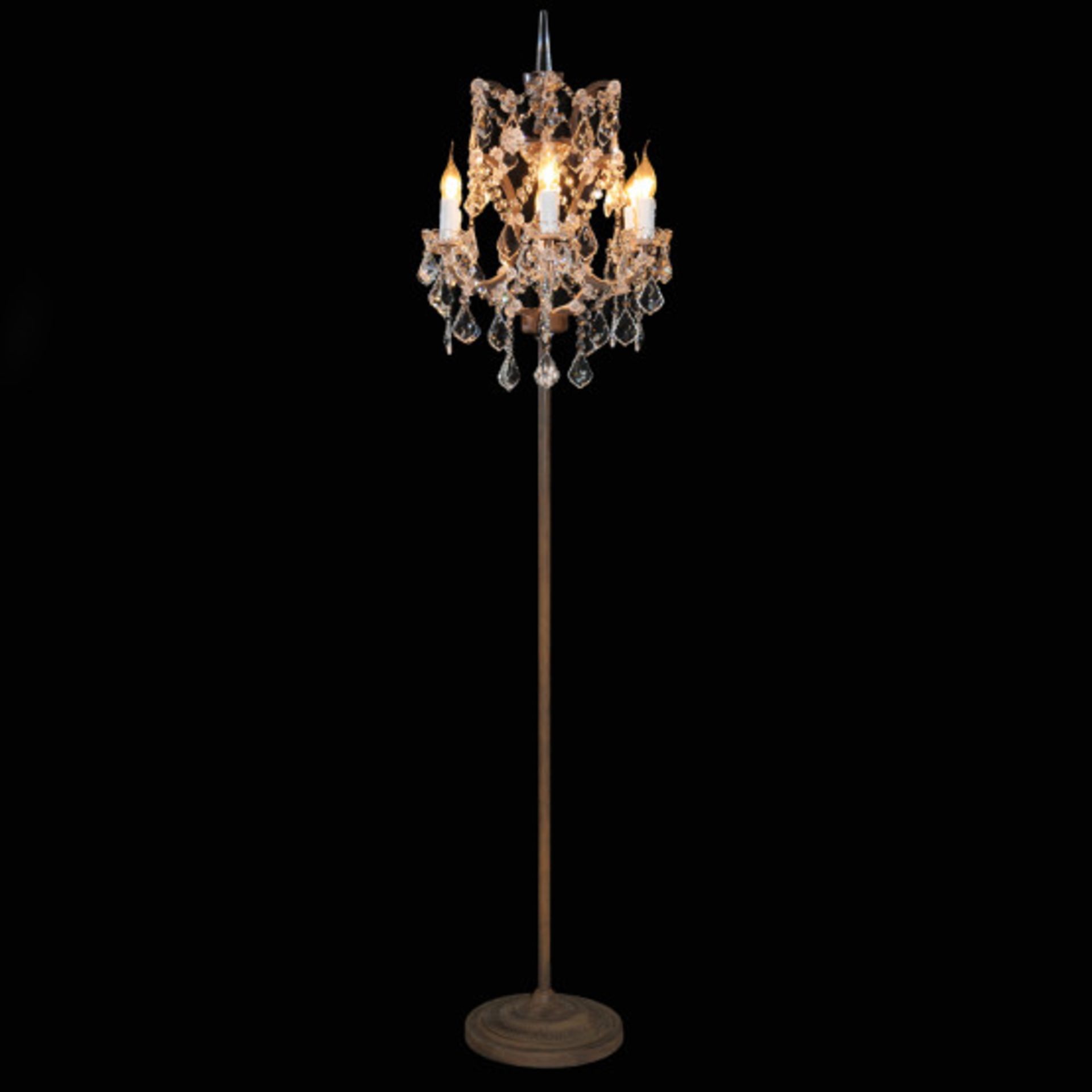 Crystal Floor Lamp Antique Rust (UK) The Iconic Crystal Chandelier Is A True Testament To The