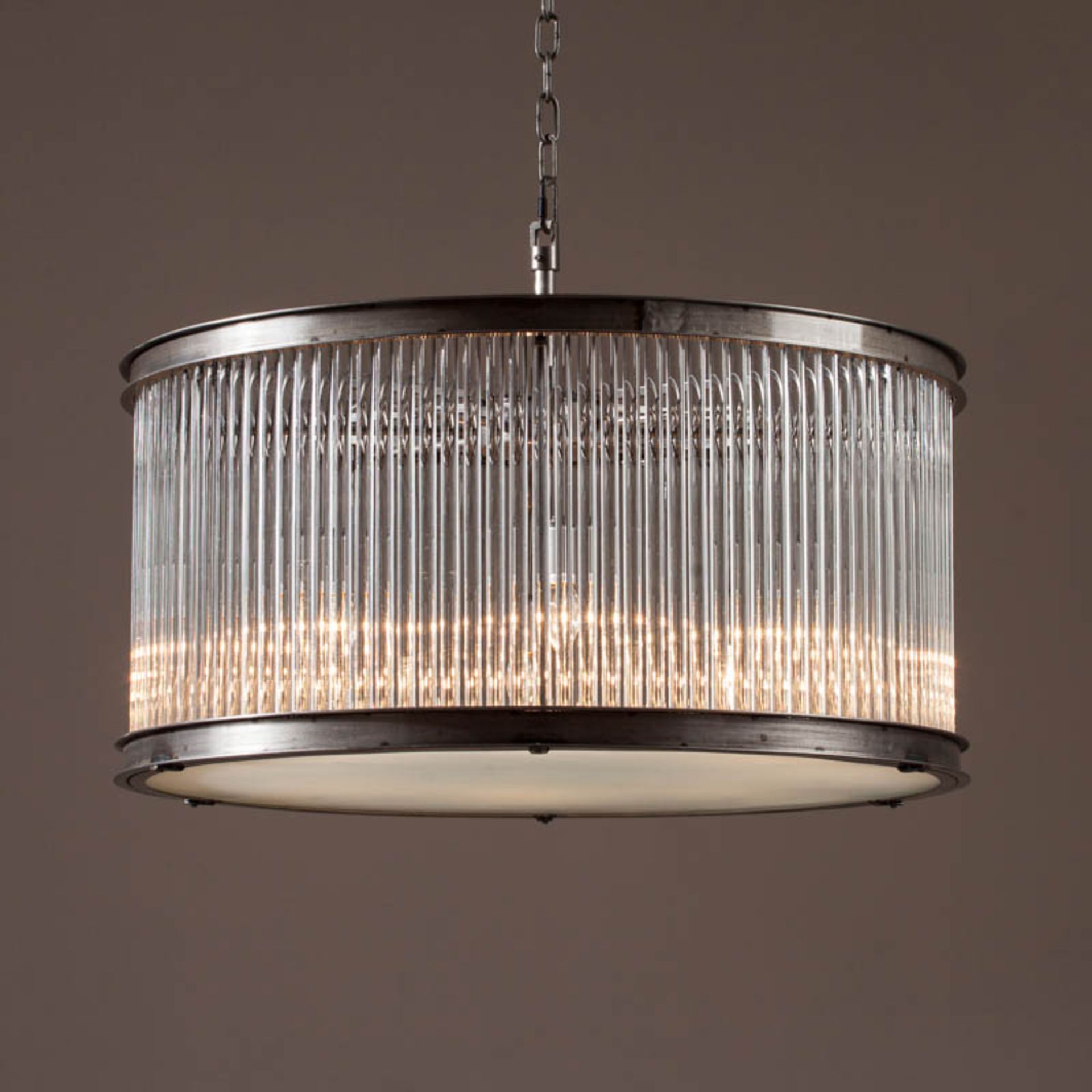 Rod Pendant (UK) Natural The Rod chandelier is a modern day interpretation of Venetian Murano