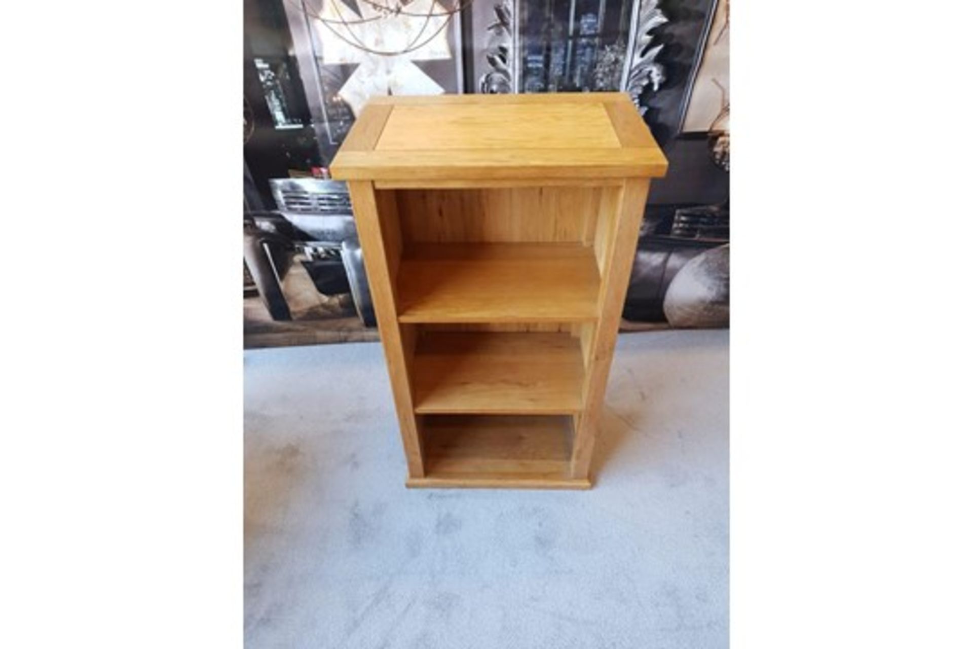 Wentworth Oiled Oak Bookcase Crafted Using Hand Selected Solid Oak Wood And Hand Distressed During