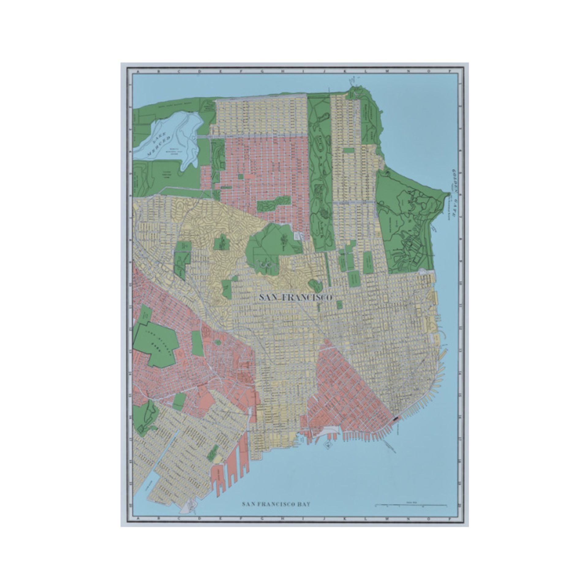 Capital Map San Francisco These Unframed City Maps Pay Homage To Each City’s History And The Life