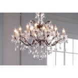 Crystal Chandelier (UK) Inspired By The Elaborate Designs Of Late Georgian Era. This Handcrafted
