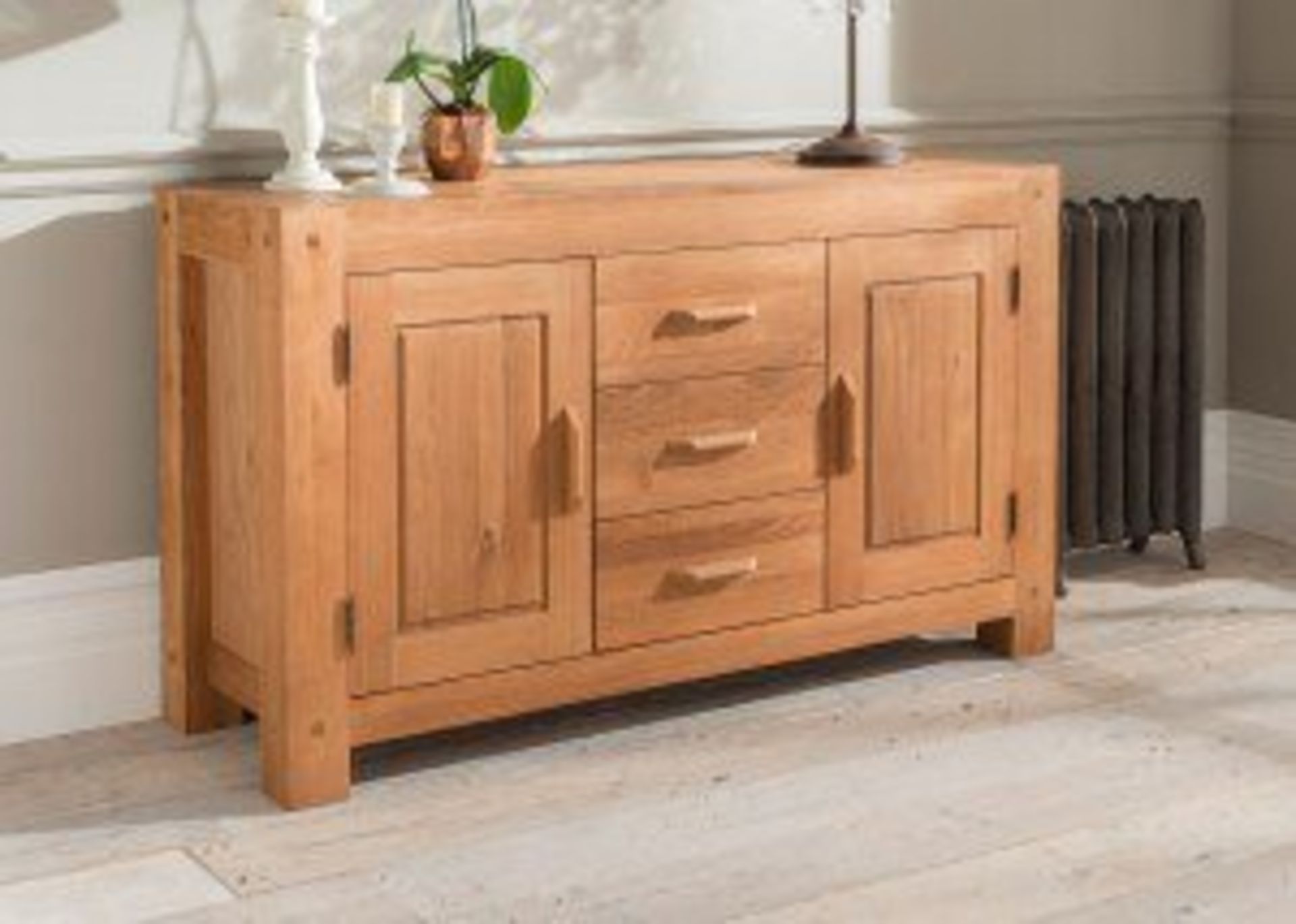 Oregon 3 Drawer 2 Door Sideboard The Beautiful Oregon Oak 3 Drawer 2 Door Sideboard From Halo Has