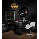 Aviator Cowling Desk Black Spitfire Ready To Roar Into Action, The Cowling Desk Is Inspired By The