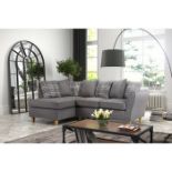Seattle Left Hand Corner Sofa Suite A Comfortable And Modern Corner Pillow Back Sofa, The Seattle