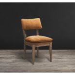 Feather Dining Chair Aussie Tobac Leather The Feather Dining Chair Features A Simple, Rustic