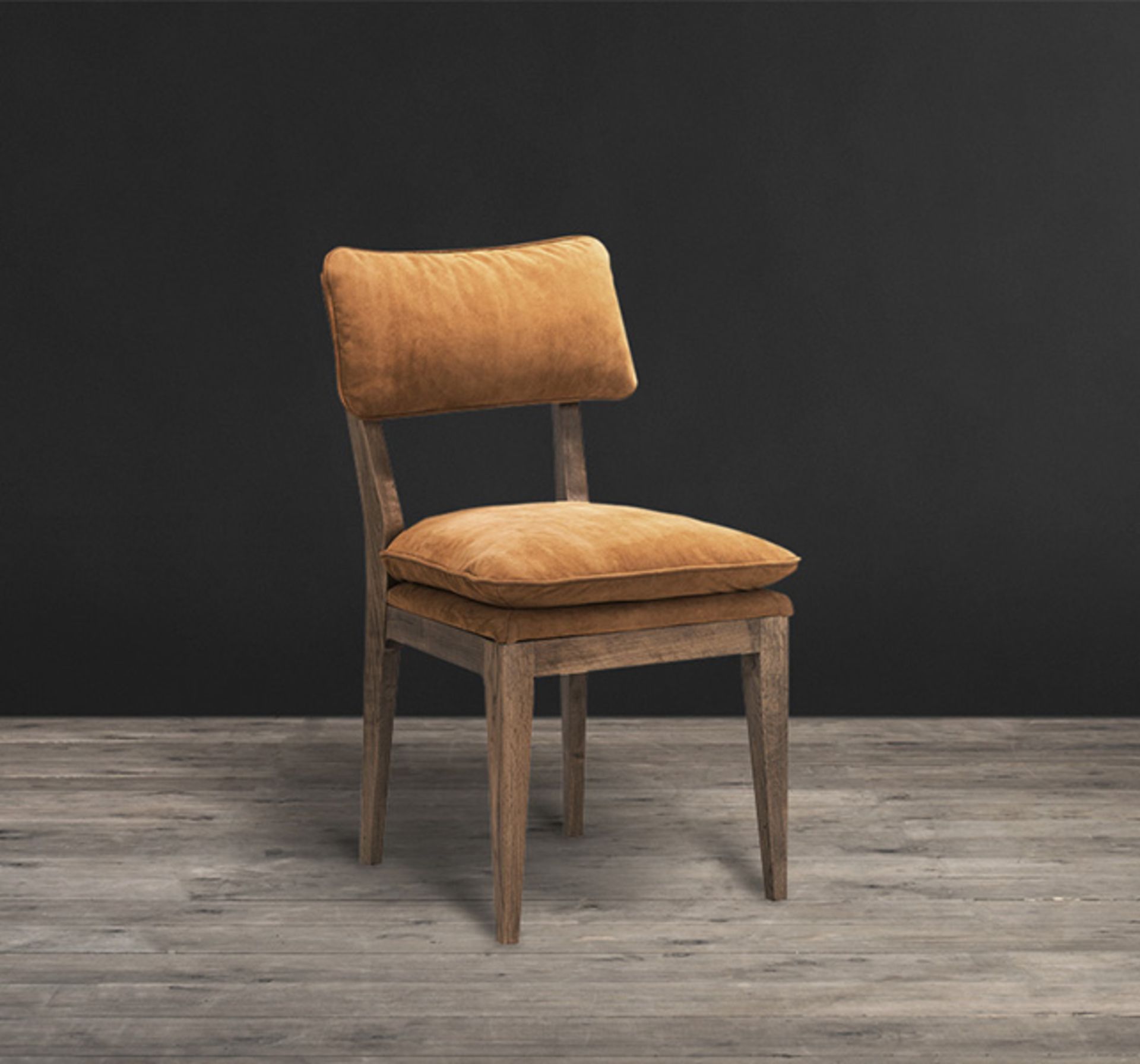 Feather Dining Chair Aussie Tobac Leather The Feather Dining Chair Features A Simple, Rustic