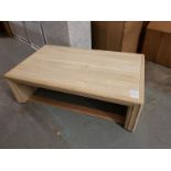 Portrait Coffee Table Oak Sandshore Natural The Range Has A Clear Industrial Look Combining Square
