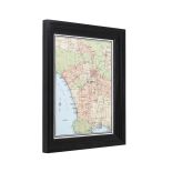 Maps Los Angeles These Framed City Maps Pay Homage To Each City’s History And The Life Stories Of