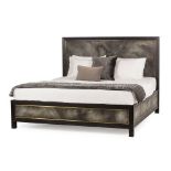 Levi UK King Size Bed ( Mattress Not Included) Art Deco Style Designer Bed Frame With Ebonized Ash