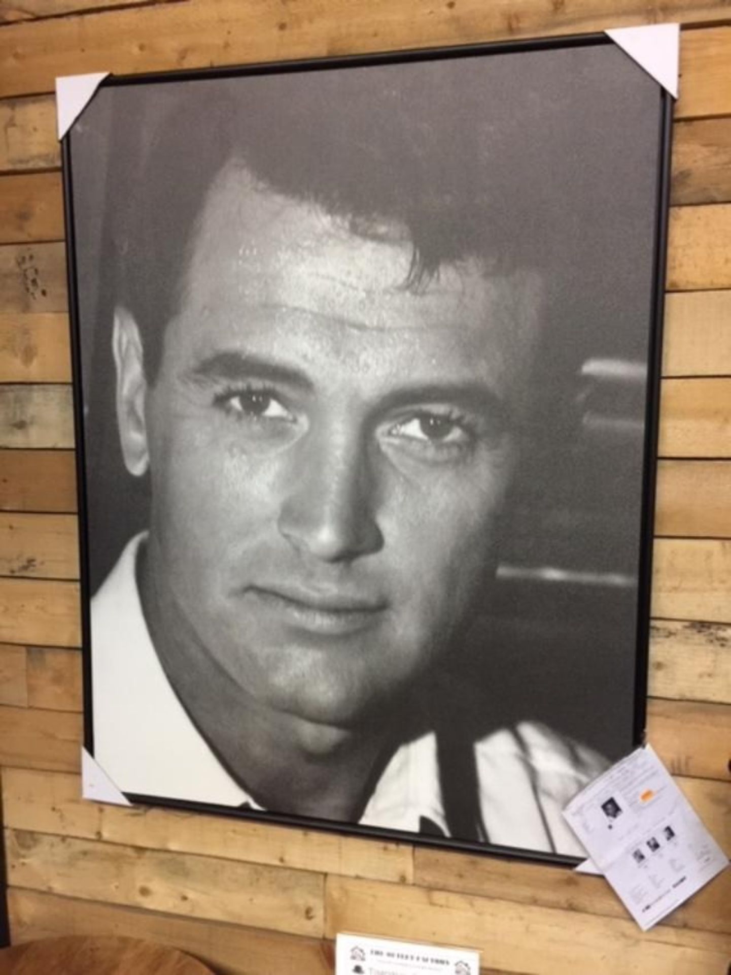 Eichholtz Wall Art XL Rock Hudson Canvas and Wooden Frame 155 x 120cm RRP £590