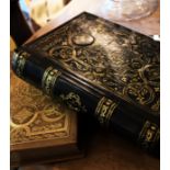 Comments Book Vintage black Leather Bound Inspired by the library of historic Blenheim Palace, this