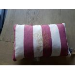 Cushion Boating Stripe With Ich Dien Motif 60 x 40cm