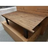Blacksmith Coffee Table Reclaimed Chinese Doors Transformed Into Furniture. Traditional Door Kept