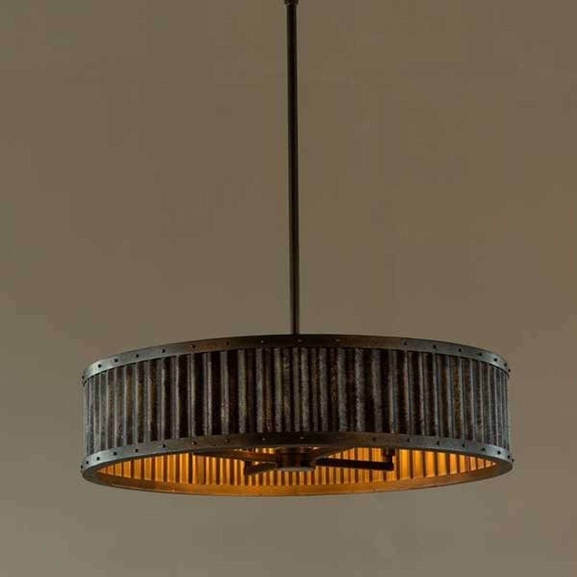 Jawa Round Medium Pendant Light Sleek and sophisticated, this eye-catching round pendant light