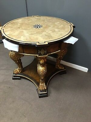 Julius Griffin Table A Stunning Reproduction Piece Four Spectacular Detailed Heavily Carved Golden