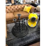 Accessories Light Me Up Candle Sticks Oak 6 Variable Height Candle Sticks OnTray An Unexpected Union