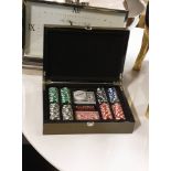 Las Vegas Executive Poker Set In Presentation Case