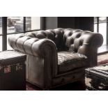 Westminster 1 Seater Sofa Vagabond Leather Westminster Button Is Our Take On The Classic