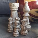 Chess Bishop The Uncle David Range Is Completely Handcrafted From Raw Materials Of Wood And Resin,