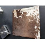 Cushion Cowhide Leather Cushion Cover 100% Natural Hide Handmade Cover (Style PR435 x1) 35cm RRP £