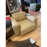 Buddy Armchair Pampus Nut Leather The Buddy Sofa Projects A Strong Presence Providing True Comfort