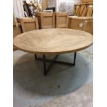 Toranoo Salvage Round Dining Table Designed 182 x 76cm RRP £5130