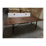 Tarmac Dining Table Asmara Ebony And Vintage Bronze Asmara Ebony Is A Pioneering Finish That