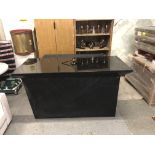 Carrera Marble Black Reception Counter As a first point of contact, the materials you use for your