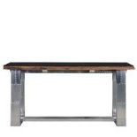 Tracks Console Table Using reclaimed railway sleepers, our selective Tracks range highlights the