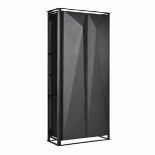 Michael Yeung Gotham Double Bookcase in M30 Stealth & Matt Black 92 × 50 × 200 cm RRP £3375