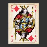 Artline Cards Konig Diamonds Unframed Playful And Quirky, The Cards Art Line Is An Enlarged