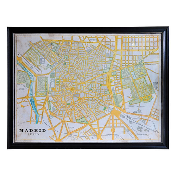 Capital Map Madrid These Unframed City Maps Pay Homage To Each City’s History And The Life Stories - Image 2 of 2