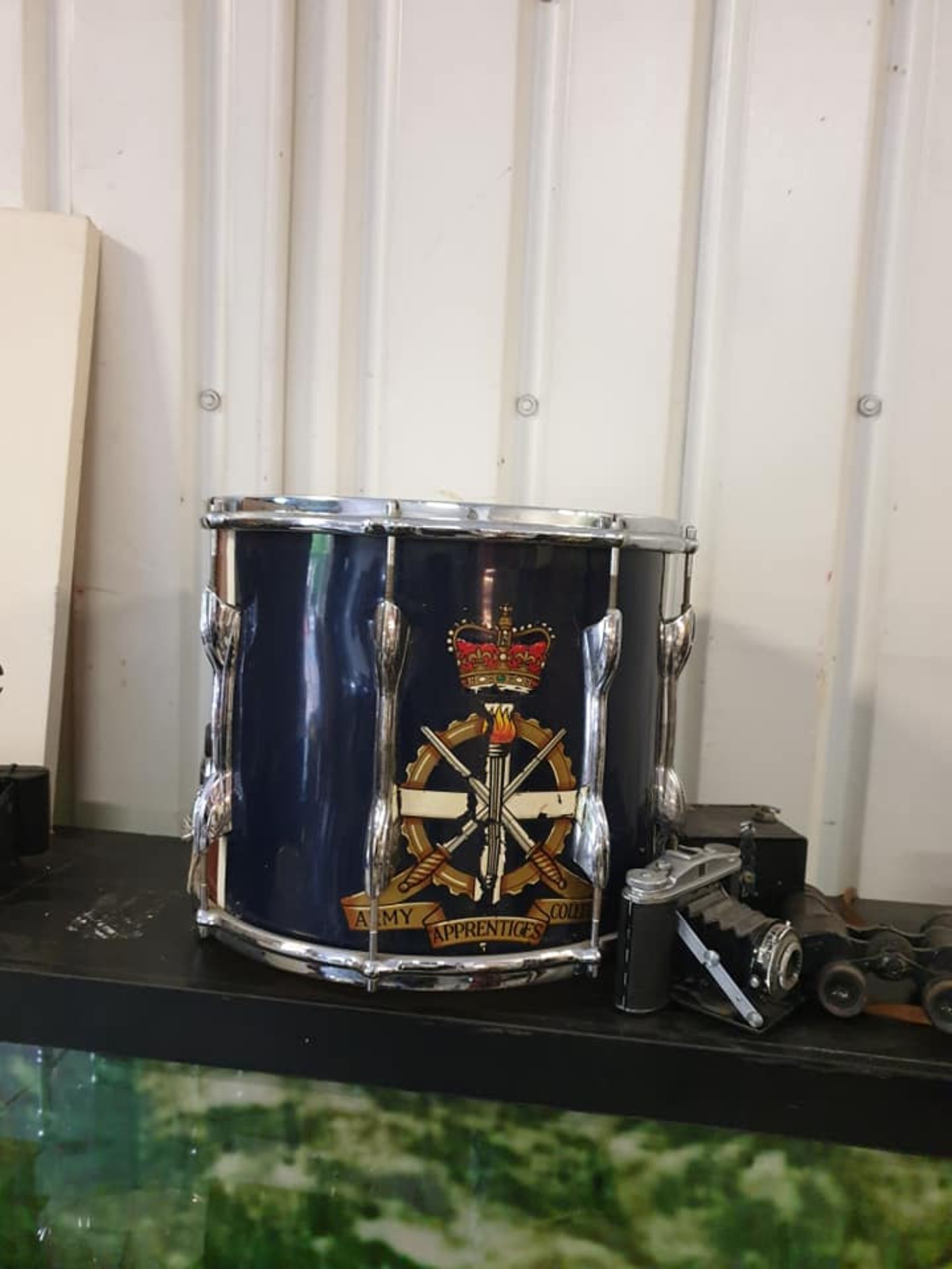A Military Premier Heavy Duty Side Drum From The Army Apprentices College 35 x 31cm