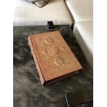 Comments Book Vintage Cigar Leather Bound Inspired by the library of historic Blenheim Palace,