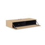 Island Media Unit With Cable Holes Dessert Oak 100 x 40 x 20cm RRP £2420