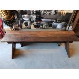 Elena Media Console Table Crafted By Hand From Sustainably Harvested And Reclaimed Woods, A Mix Of