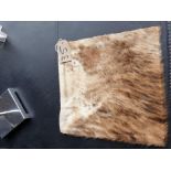 Cushion Cowhide Leather Cushion Cover 100% Natural Hide Handmade Cover (Style PR435 x1) 35cm RRP £