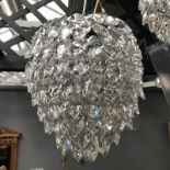 Pharaoh Petals Medium Pendant (UK) Frosted A stunning Luminaire Petals Are Formed By Lenses That