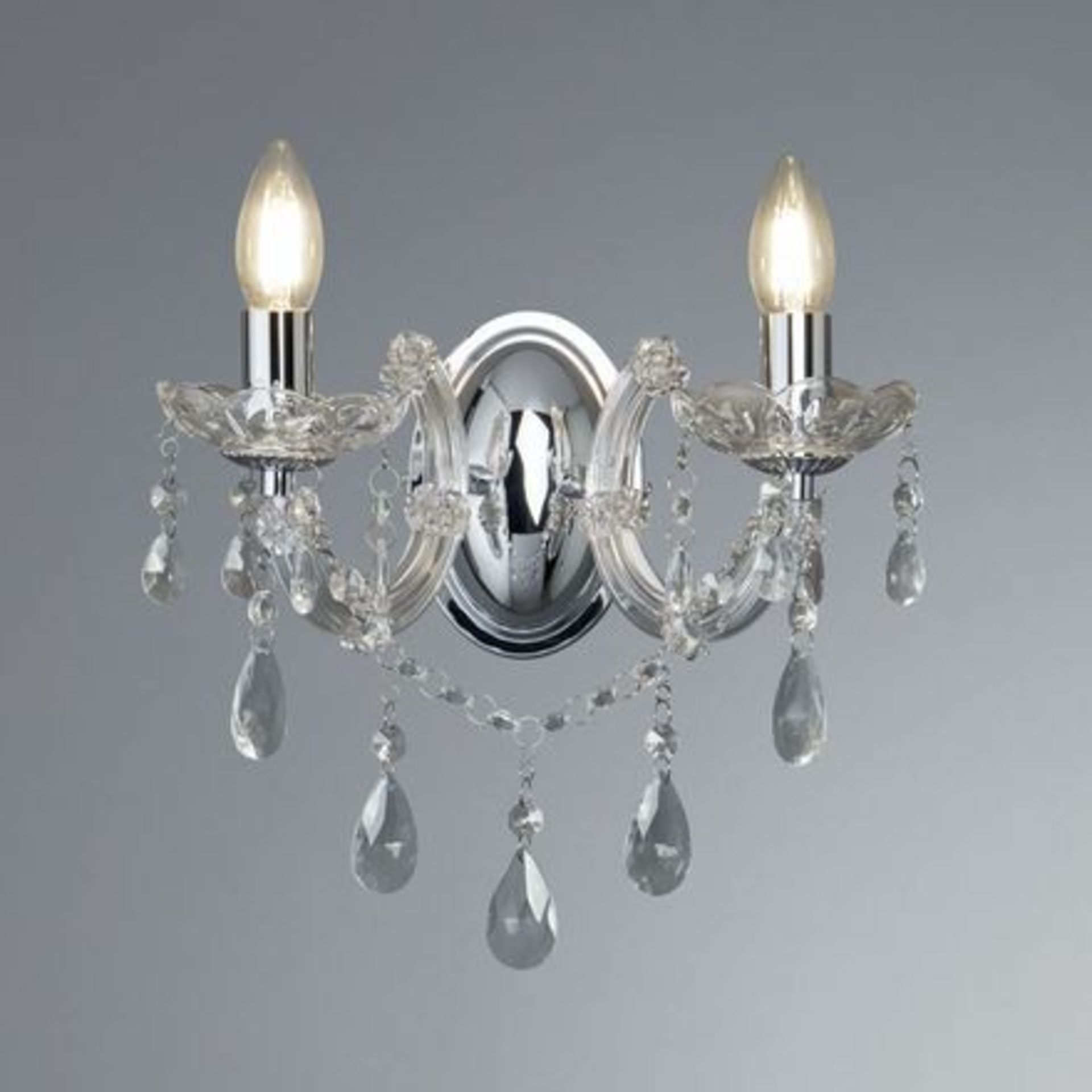 Crystal Chandelier twin wall sconce The Crystal lighting collection is inspired by the elaborate