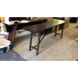 Tarmac Console Table Asmara Ebony And Vintage Bronze Asmara Ebony Is A Pioneering Finish That