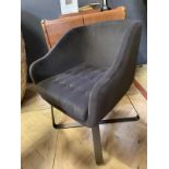 Cravt Oriignal Armchair - Alder Leather Feet In Metal