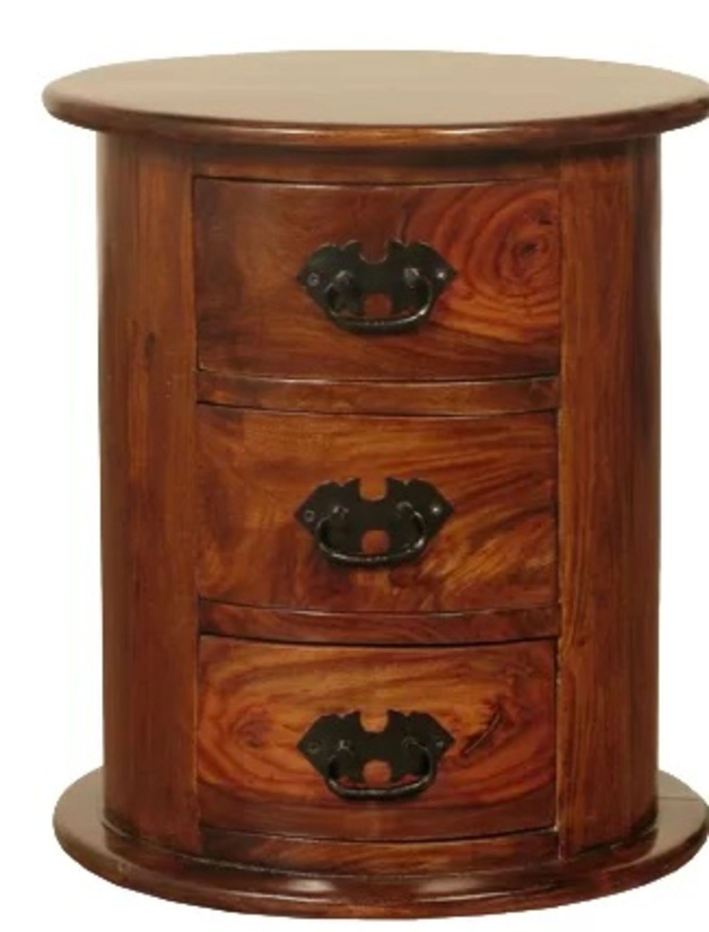 Drum 3 Drawer Bedside Table 3 Drawer Drum Bedside Cabinet Made From The Very Best Naturally