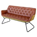 Urban Sofa Crafted From Premium Materials For The Discerning Urban Dweller The Sofa In Faux Brown