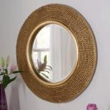 Beaded Accent Mirror A simple yet stunning design this mirror is made up of a beaded frame which