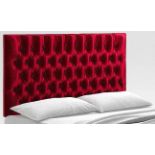 Upholstered Headboard Red Velvet Luxury Upholstery Fabric Headboard Transform Your Divan With This