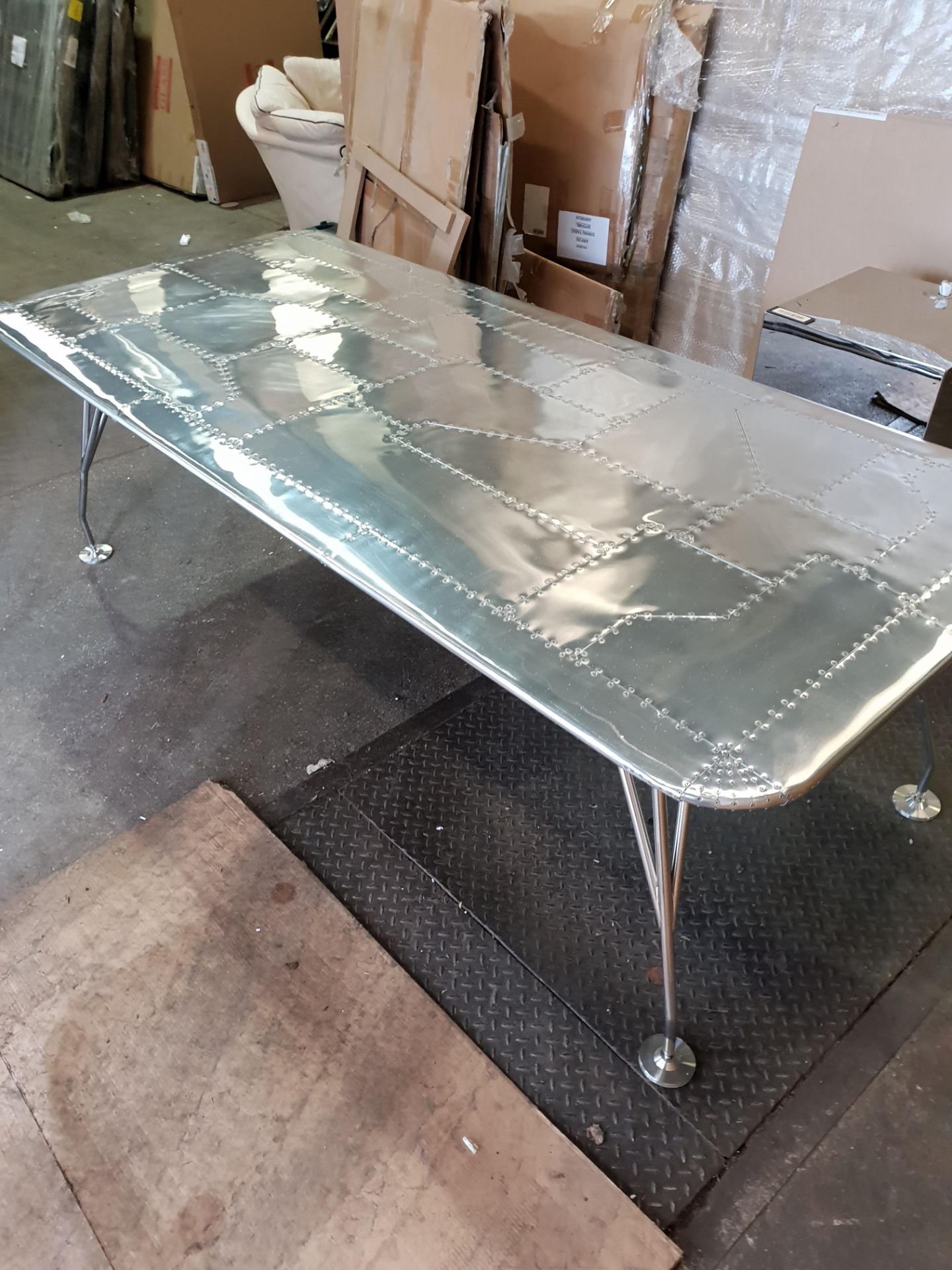 Airfoil Spitfire Dining Table The Airfoil Dining Table Hovers Over The Ground A Perfect Platform For - Image 3 of 4