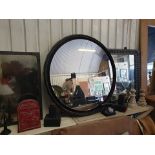 Sadie Backlit Mirror Sleek And Shapelythis Eye-Catching Round Mirror Features A Solid Wood Frame