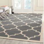 Anthracite Rug Blue Anthracite And Beige Geometric Area Rug Made In Turkey With Enhanced