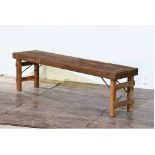 Teak Wood Bench This Solid Teak Bench Will Definitely Be A Long Lasting Piece Rugged On-Trend Look