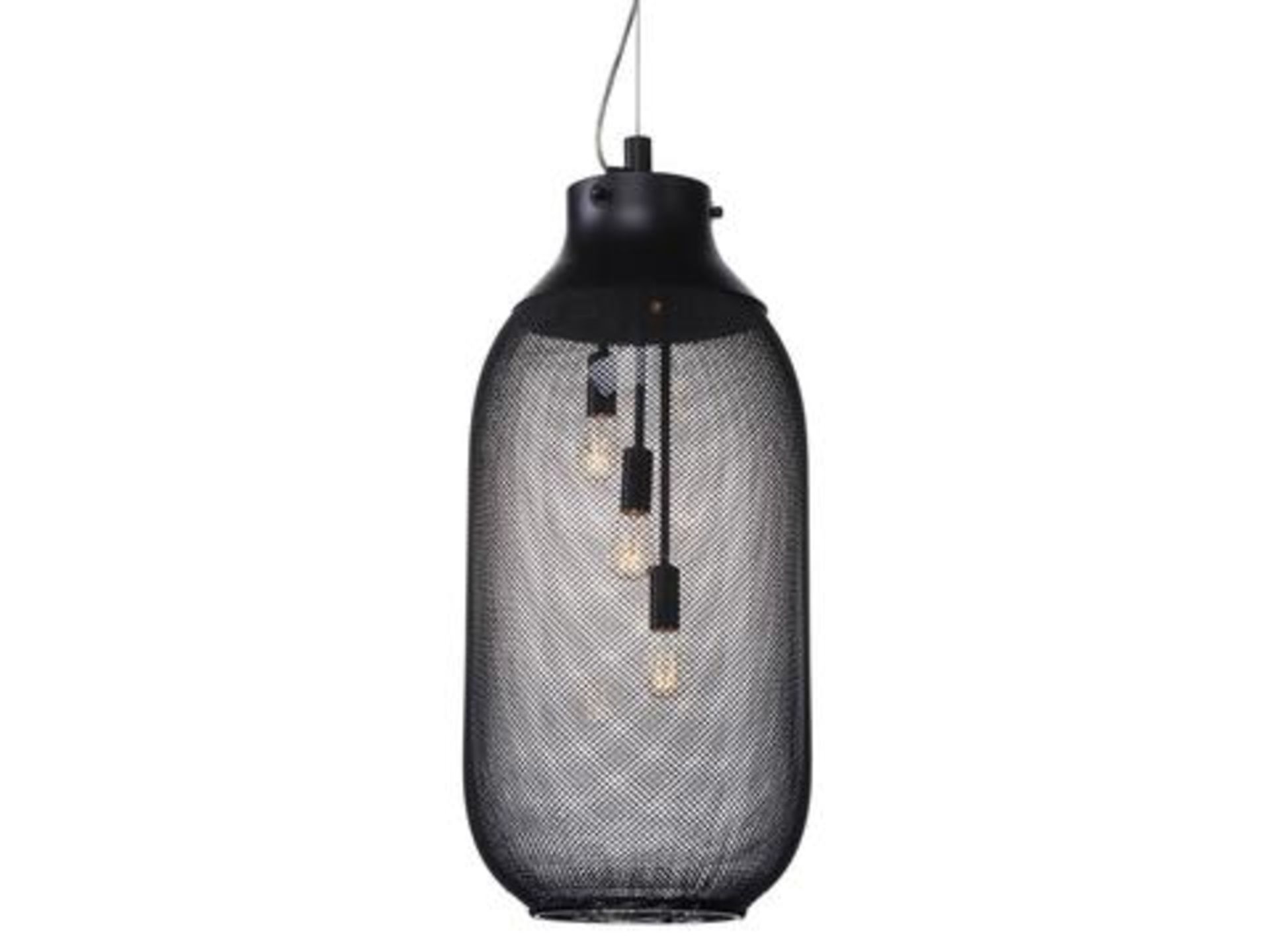 Syphon Pendant (UK) Matt Black Mesh Inspired By 1920s Vintage Soda Syphons Used By Barmen To Add A - Image 2 of 2